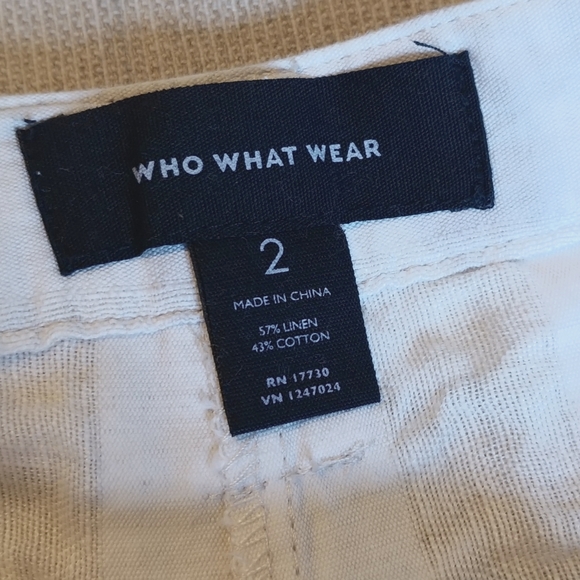 Striped Tie🌿Linen Wide Leg, High Waist Pants. W 2 - Picture 7 of 8